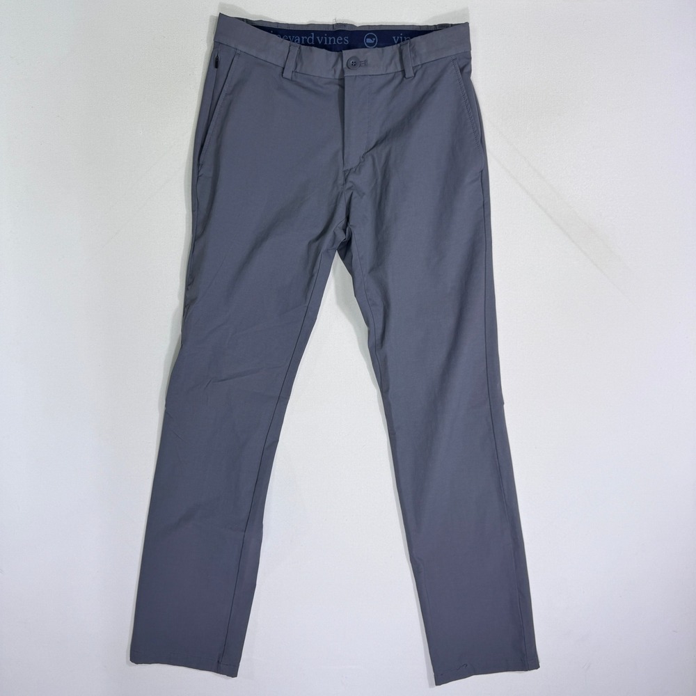 Vineyard Vines On The Go Pant Mens 28x32 (29x31) Performance Chino Slim Straight